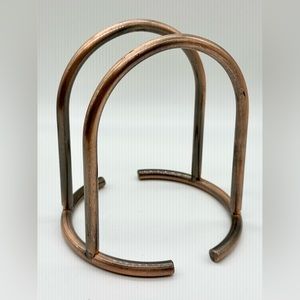 Heavy Coppertone Contemporary Napkin Holder